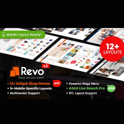 NEW Revo – Multipurpose WooCommerce WordPress Theme 2024