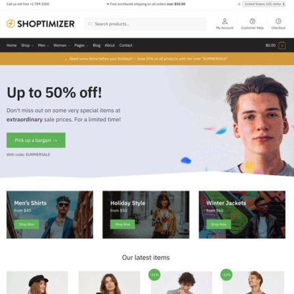 NEW Shoptimizer – Fastest WooCommerce WordPress Themes 2024