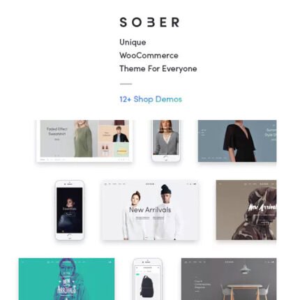 NEW Sober – WooCommerce WordPress Theme 2024