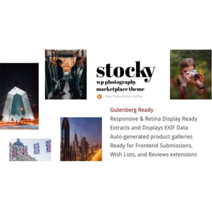 NEW Stocky – A Stock Photography Marketplace Theme 2024