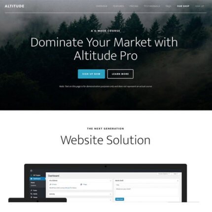 NEW StudioPress Altitude Pro Genesis WordPress Theme 2024ER