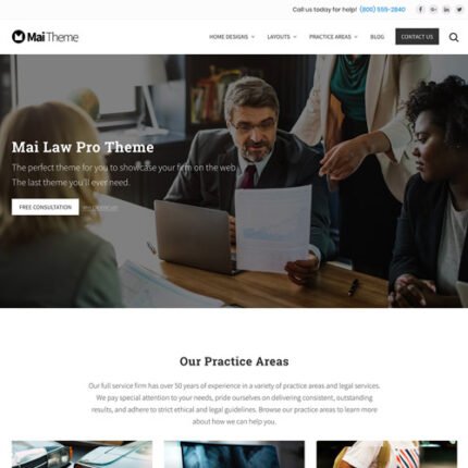 NEW StudioPress Mai Law Pro Genesis WordPress Theme 2024