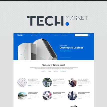 NEW Techmarket – Multi-demo & Electronics Store WooCommerce Theme 2024