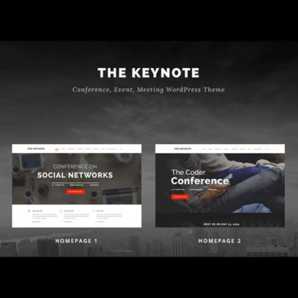 NEW The Keynote – Conference / Event / Meeting WordPress Theme