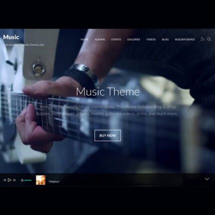 NEW Themify Music WordPress Theme 2024