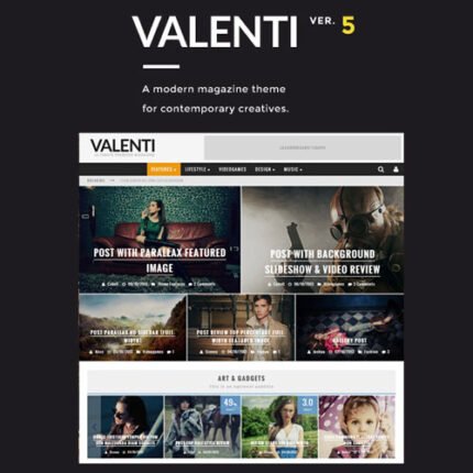 NEW Valenti – WordPress HD Review Magazine News Theme 2024