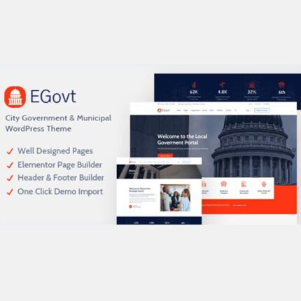 EGovt – City Government WordPress Theme 2024