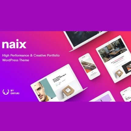 NEW Naix – Creative & High Performance Portfolio WordPress Theme 2024