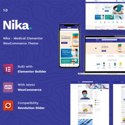 NEW Nika – Medical Elementor WooCommerce Theme 2024