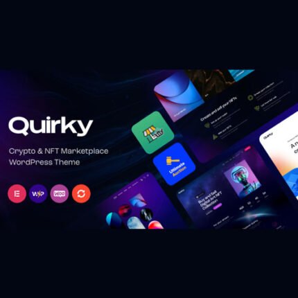 Quirky – NFT, Token & Blockchain WCFM Marketplace WordPress Theme 2024