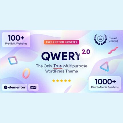 NEW Qwery – Multi-Purpose Business WordPress & WooCommerce Theme