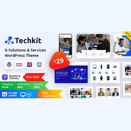 Techkit – Technology & IT Solutions WordPress ThemeQW