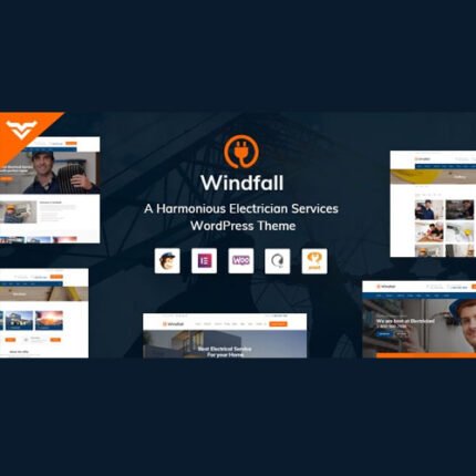 Windfall – Electrician Services WordPress Theme 2024