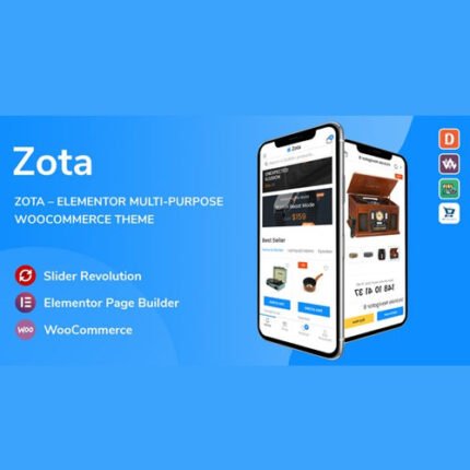 Zota – Elementor Multi-Purpose WooCommerce Theme2024