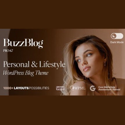 Buzz – Personal & Lifestyle WordPress Blog Theme with Dark Mode GD