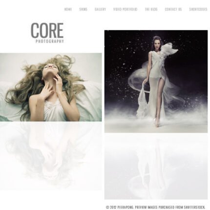 NEW Core Minimalist Photography Portfolio 2024