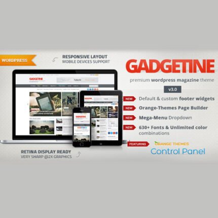 NEW Gadgetine WordPress Theme for Premium Magazine
