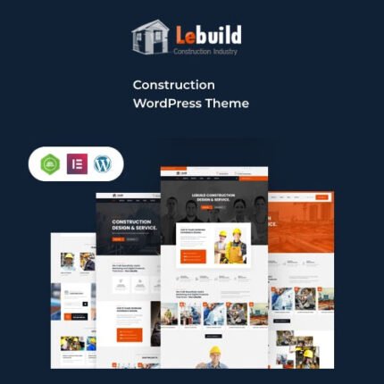 Lebuild – Construction Industry Company WordPress Theme 2024