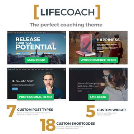 NEW Life Coach WordPress Theme 2024