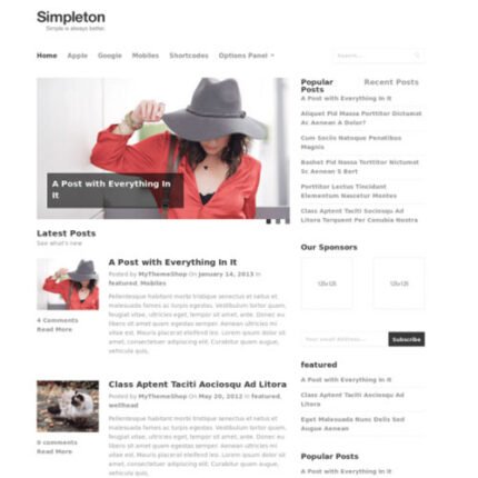 MyThemeShop Simpleton