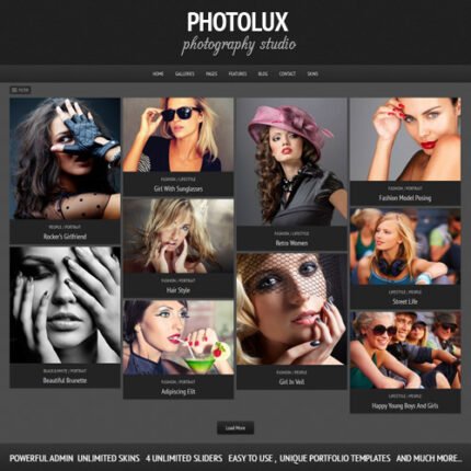 NEW Photolux – Photography Portfolio WordPress Theme 21