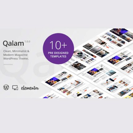 Qalam – NewsPaper and Magazine WordPress Theme