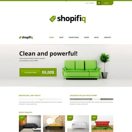 NEW Shopifiq – Responsive WordPress WooCommerce Theme 2024