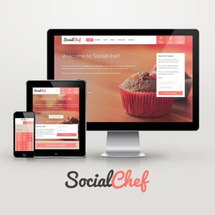 NEW SocialChef – Social Recipe WordPress Theme