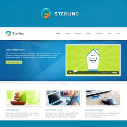 NEW Sterling – Responsive WordPress Theme 2024