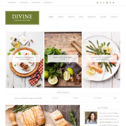 StudioPress Divine Pro Genesis WordPress Theme RE