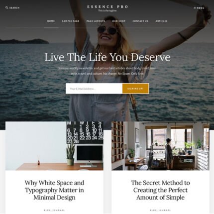 StudioPress Essence Pro Genesis WordPress Theme 2024