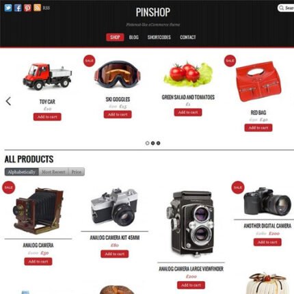 Themify Pinshop WooCommerce Theme 2024