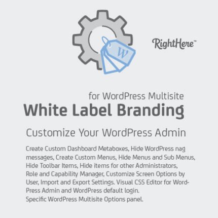 White Label Branding for WordPress Multisite c