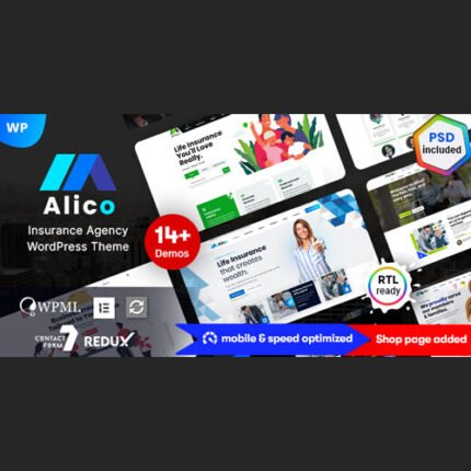 NEW Alico – Insurance Agency WordPress Theme 2024