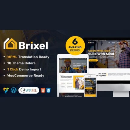 NEW Brixel Building Construction WordPress Theme 2024