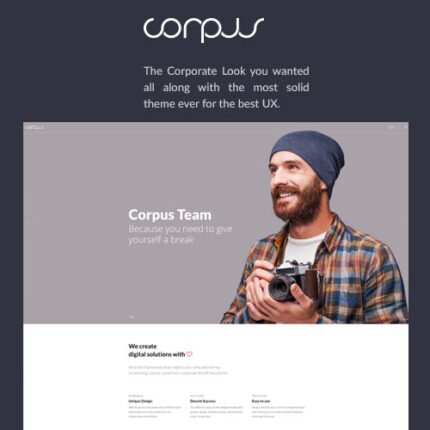 Corpus Corporate WordPress Theme