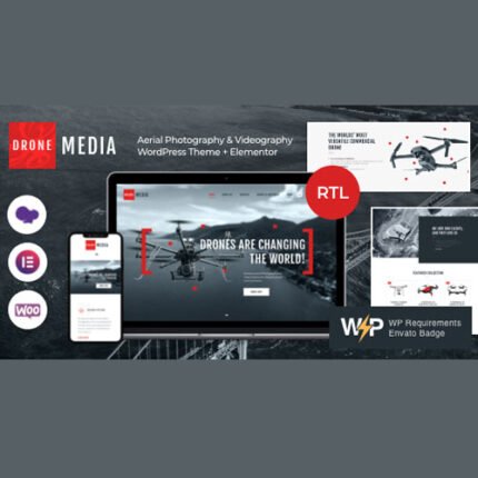 Drone Media | Aerial Photography & Videography WordPress Theme + Elementor