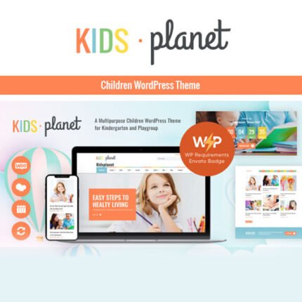 Kids Planet – A Multipurpose Children WordPress Theme