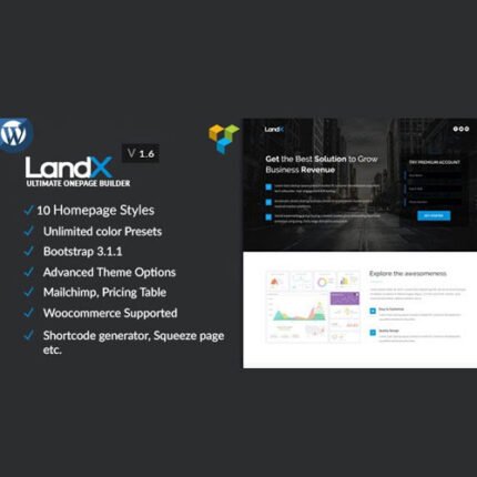 LandX Multipurpose WordPress Theme,
