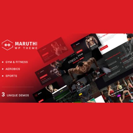 Maruthi – Fitness Gym Trainer WordPress Theme