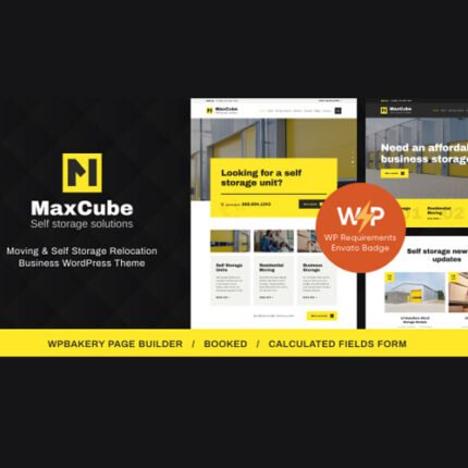 MaxCube | Moving & Self Storage Relocation Business WordPress Theme