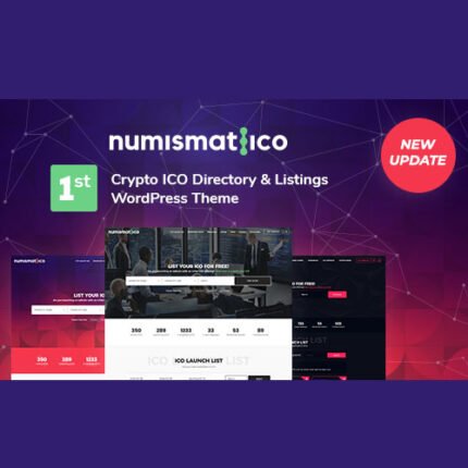 Numismatico – Cryptocurrency Directory & Listings WordPress Theme