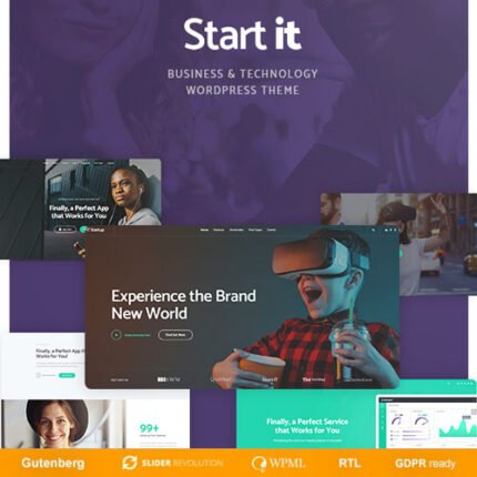 Start It Startup WordPress Theme