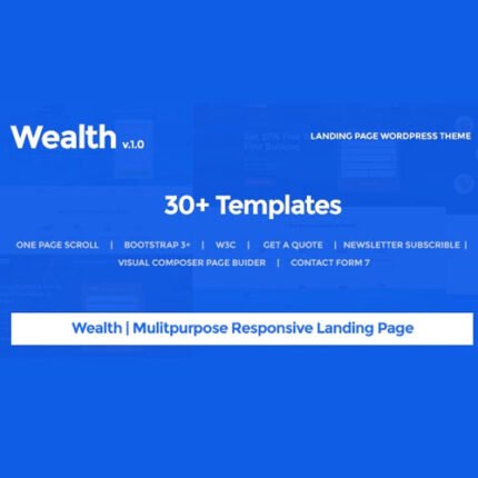 Wealth Multi-Purpose Landing Page