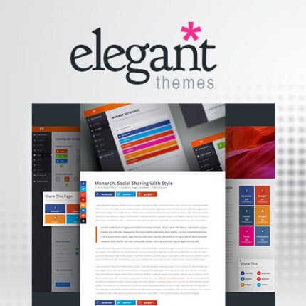 Elegant Themes Monarch Social Media Sharing plugin