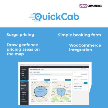 QuickCab: WooCommerce Taxi Booking Plugin 1.1.2.3