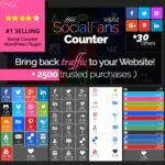 SocialFans Social Counter Plugin