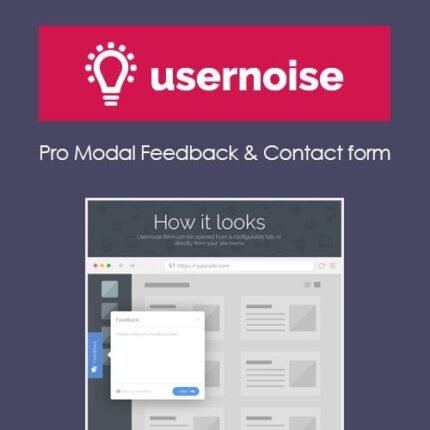 Usernoise Pro Modal Feedback & Contact form