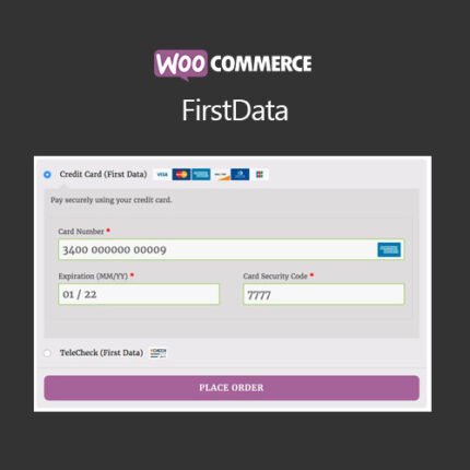 WooCommerce FirstData-4.8.1